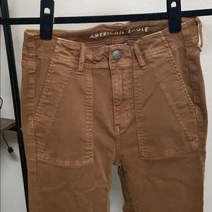 American eagle copper jeans!